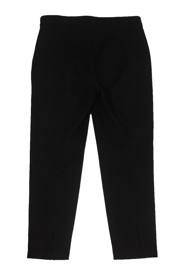 Current Boutique-St. John Caviar - Black Skinny Trousers Sz 10