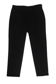 Current Boutique-St. John Caviar - Black Skinny Trousers Sz 10