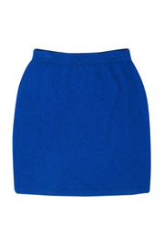 Current Boutique-St. John - Cobalt Blue Knit Pencil Skirt Sz 8