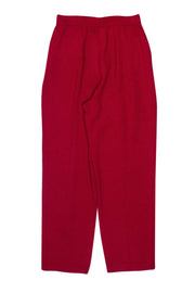 Current Boutique-St. John Collection - Red Knit Pants Sz 4