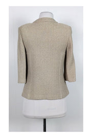 Current Boutique-St. John - Cream Knit Blazer Sz 2