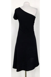 Current Boutique-St. John Evening - Black One Shoulder Dress Sz 2