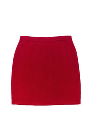 Current Boutique-St. John Evening - Maroon Knit Pencil Skirt Sz XL