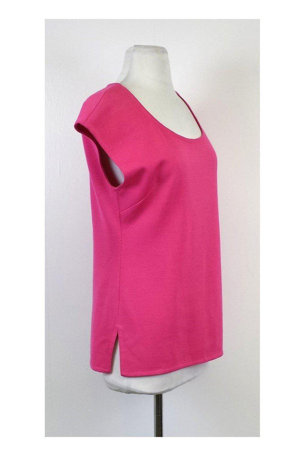 Current Boutique-St. John - Fuchsia Wool Blend Top Sz S