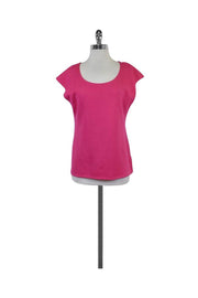 Current Boutique-St. John - Fuchsia Wool Blend Top Sz S