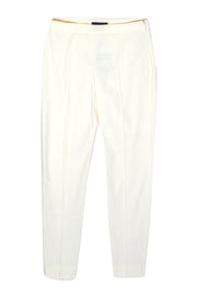 Current Boutique-St. John - Ivory Skinny Slacks Sz 4