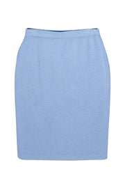 Current Boutique-St. John - Light Blue Knit Pencil Skirt Sz 8