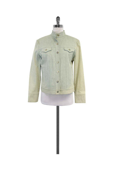 Current Boutique-St. John - Light Wash Denim Jacket Sz S