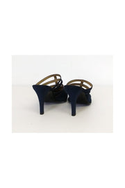 Current Boutique-St. John - Navy Caged Heels Sz 7.5