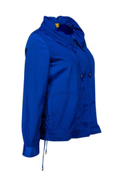 Current Boutique-St. John - Royal Blue Raincoat Sz S