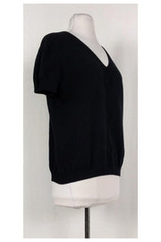 Current Boutique-St. John Sport - Black Knit Sweater Sz L