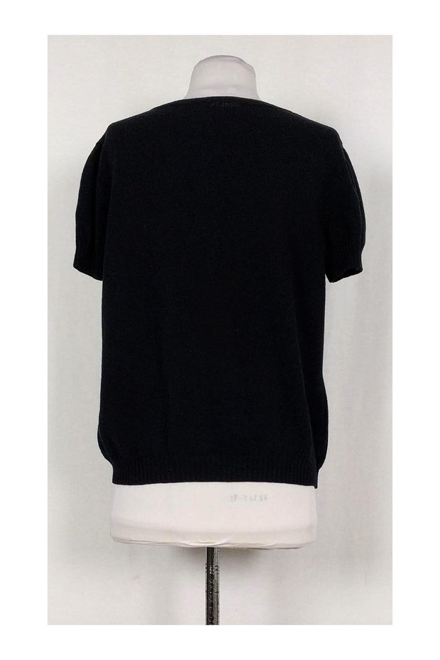 Current Boutique-St. John Sport - Black Knit Sweater Sz L