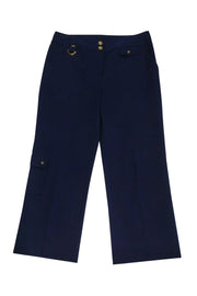 Current Boutique-St. John Sport - Blue Wide Leg Pants Sz 12