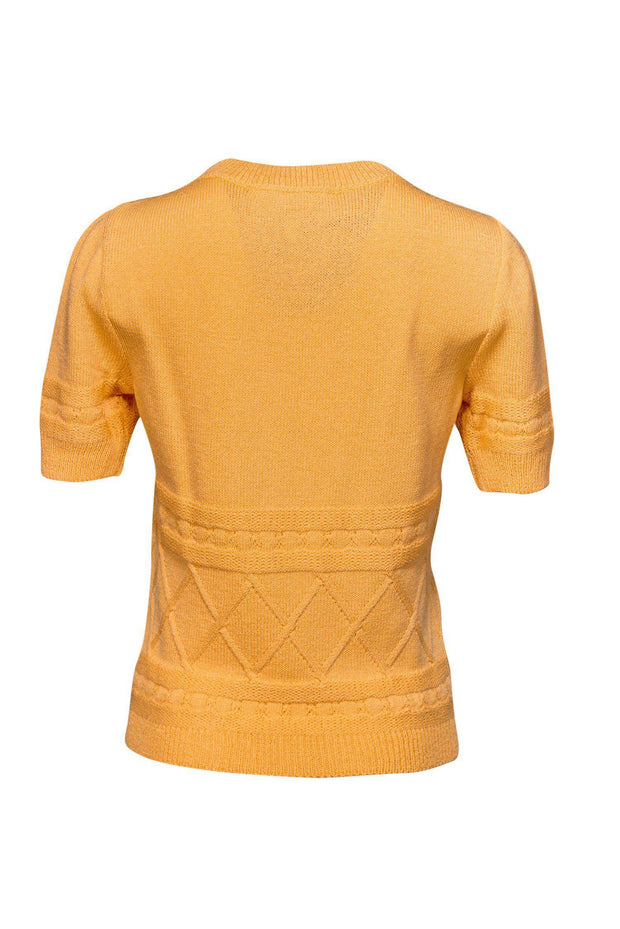 Current Boutique-St. John Sport - Yellow Knit Top Sz P