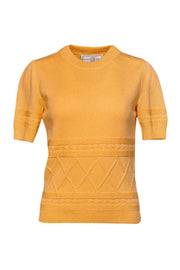 Current Boutique-St. John Sport - Yellow Knit Top Sz P