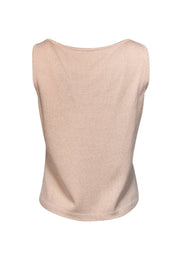 Current Boutique-St. John - Tan Knit Tank Top Sz S