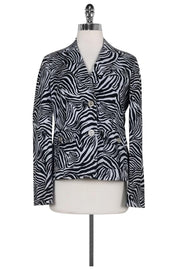 Current Boutique-St. John - Zebra Print Jacket Sz P