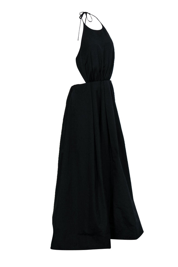 Current Boutique-Staud - Black Backless Evening Gown Sz 10