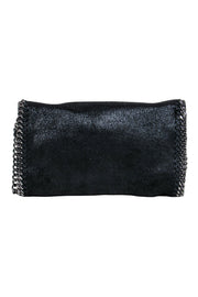 Current Boutique-Stella McCartney - Black Suede "Falabella" Chain Strap Crossbody