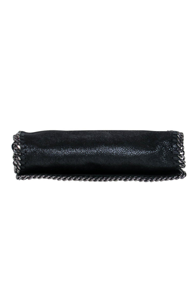 Current Boutique-Stella McCartney - Black Suede "Falabella" Chain Strap Crossbody