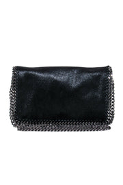 Current Boutique-Stella McCartney - Black Suede "Falabella" Chain Strap Crossbody