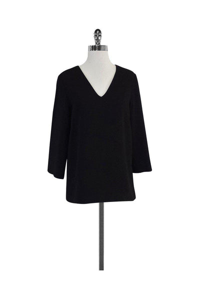 Current Boutique-Steven Alan - Black Wool Shell Top Sz M