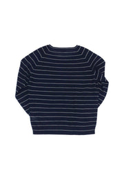 Current Boutique-Steven Alan - Navy & White Striped Sweater Sz M