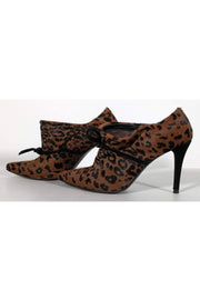 Current Boutique-Stuart Weitzman - Animal Print Pony Hair Booties Sz 6