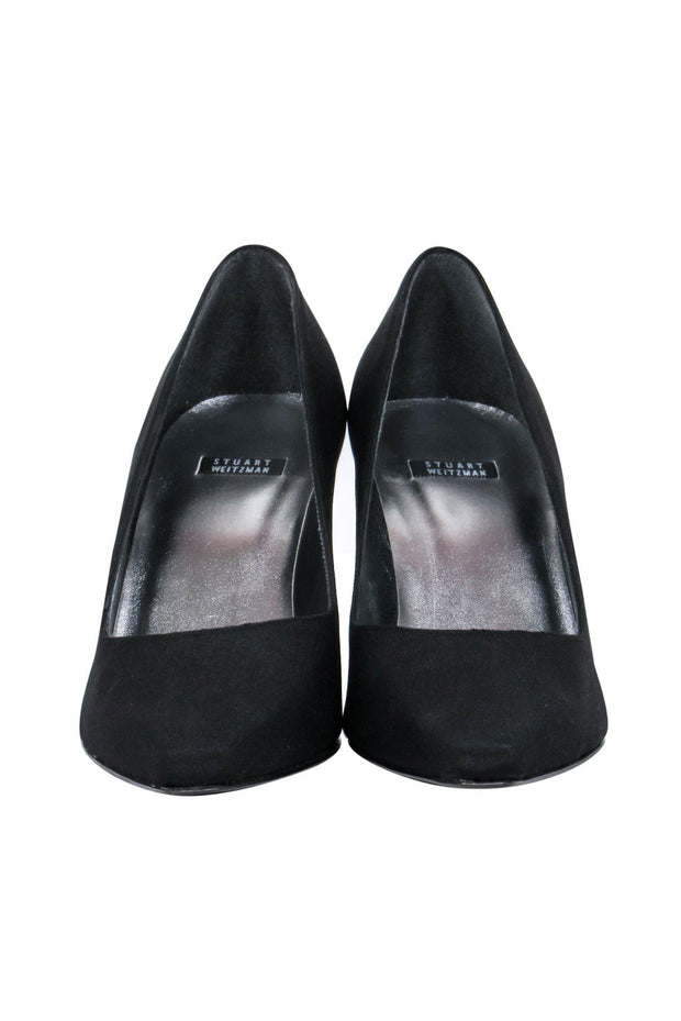 Current Boutique-Stuart Weitzman - Black Pointed Toe Pumps Sz 9.5