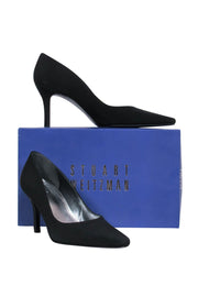 Current Boutique-Stuart Weitzman - Black Pointed Toe Pumps Sz 9.5