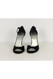 Current Boutique-Stuart Weitzman - Black Satin Heels Sz 9.5