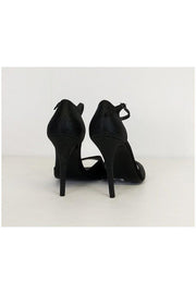 Current Boutique-Stuart Weitzman - Black Satin Heels Sz 9.5