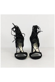 Current Boutique-Stuart Weitzman - Black Strappy Heels Sz 7.5