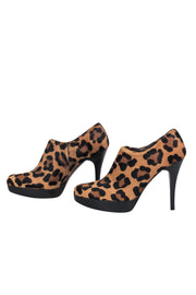 Current Boutique-Stuart Weitzman - Leopard Print Calf Hair Booties Sz 7