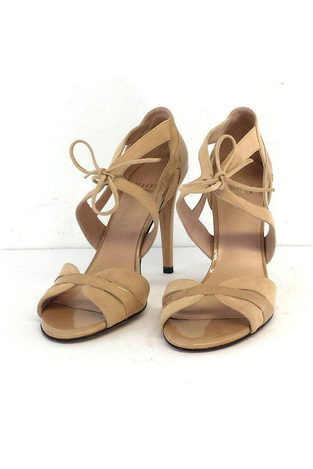 Current Boutique-Stuart Weitzman - Nude Strappy Heels Sz 8.5