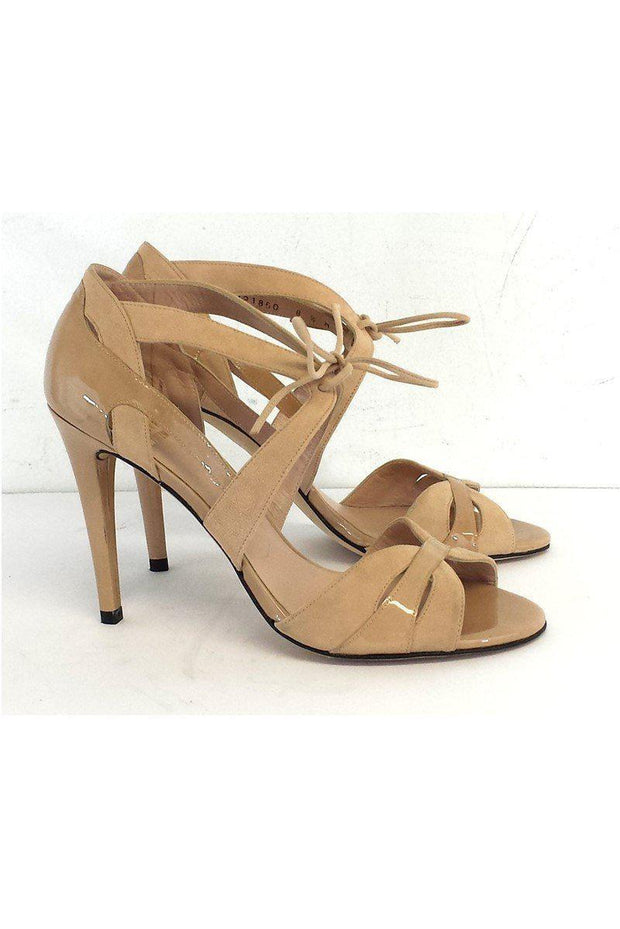 Current Boutique-Stuart Weitzman - Nude Strappy Heels Sz 8.5