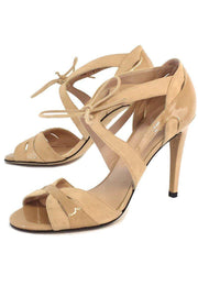 Current Boutique-Stuart Weitzman - Nude Strappy Heels Sz 8.5