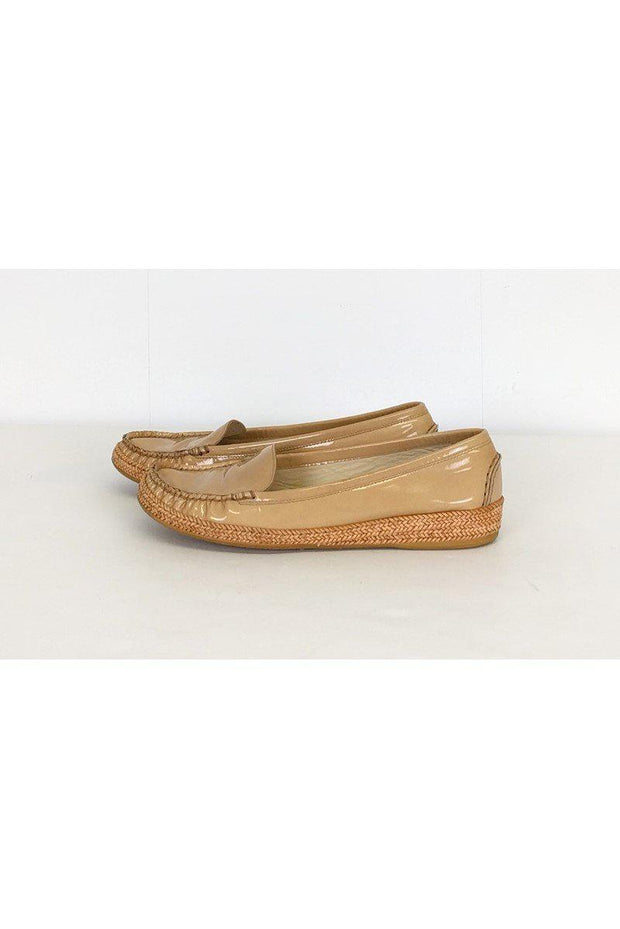 Current Boutique-Stuart Weitzman - Nude Woven Loafers Sz 7