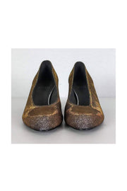 Current Boutique-Stuart Weitzman - Silver Sparkle Pumps Sz 7