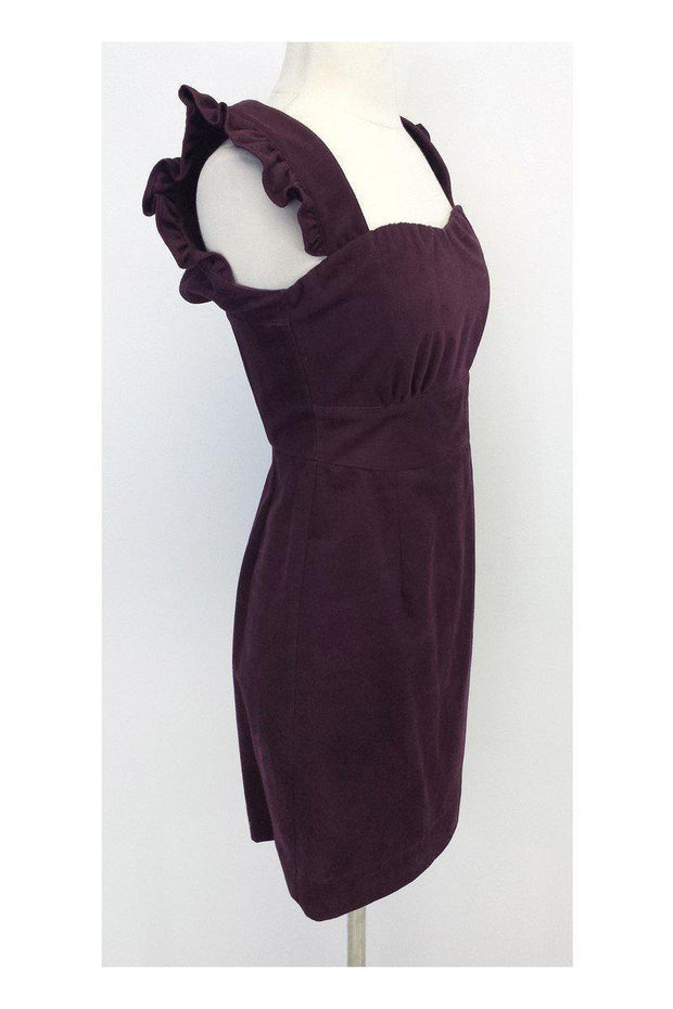 Current Boutique-Sunner - Maroon Cutout Back Corduroy Dress Sz XS