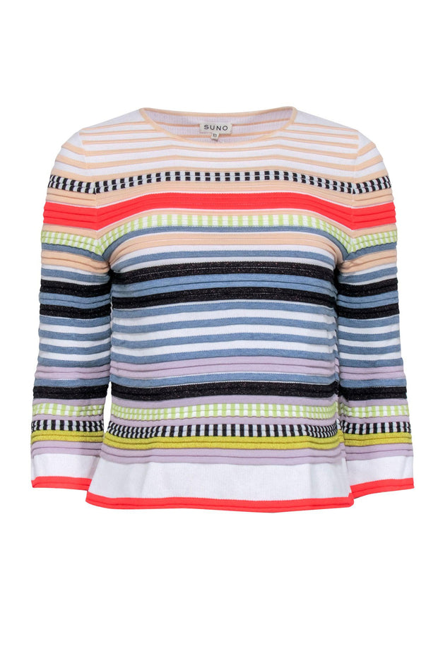 Current Boutique-Suno - Multicolor Striped Top Sz XS