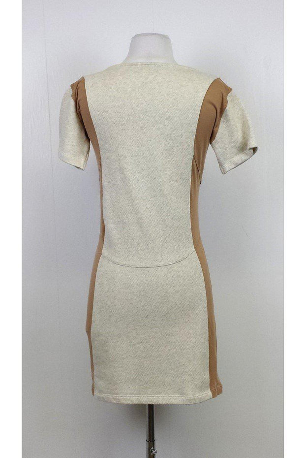 Current Boutique-Surface to Air - Beige Sweater Dress w/ Nude Side Panels Sz XS