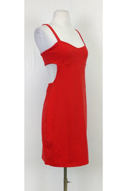 Current Boutique-Susana Monaco - Red Orange Fitted Dress Sz S