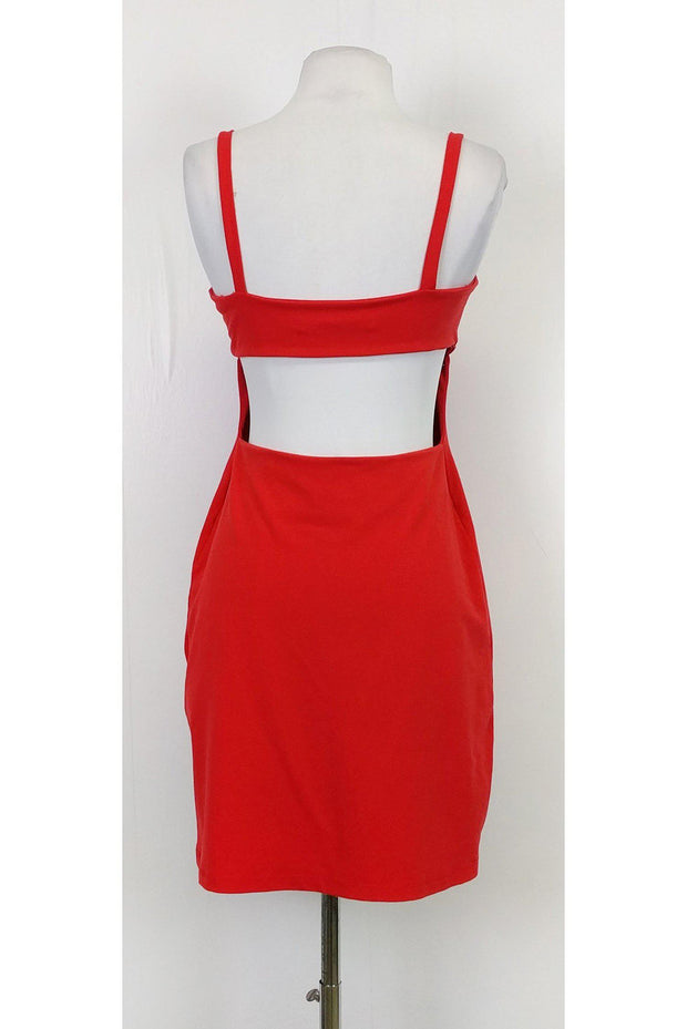 Current Boutique-Susana Monaco - Red Orange Fitted Dress Sz S