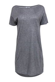 Current Boutique-T by Alexander Wang - Grey Short Sleeve T-Shirt Dress Sz S