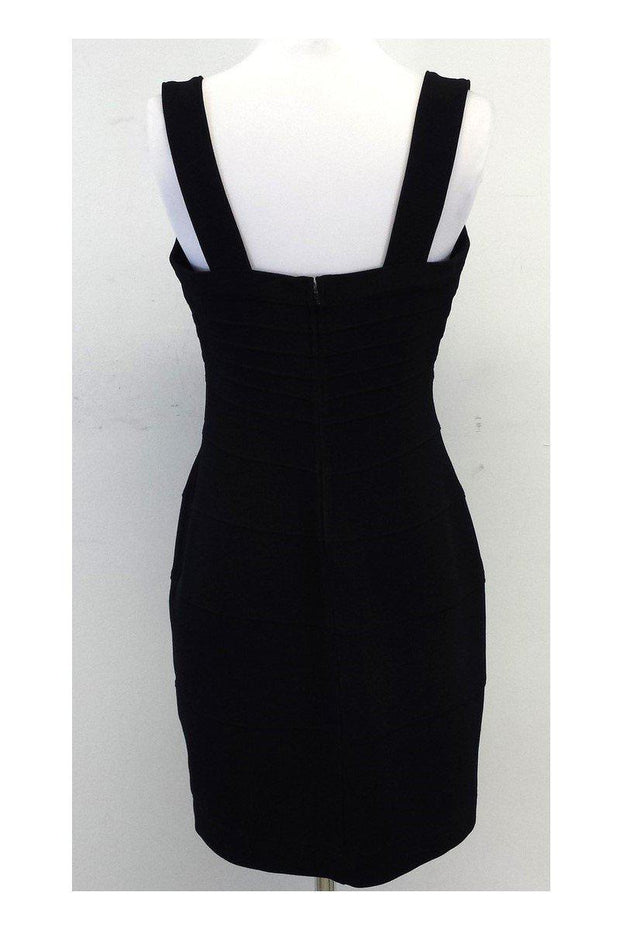 Current Boutique-Tadashi - Black Bodycon Sleeveless Dress Sz S