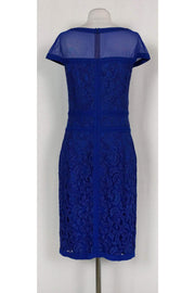 Current Boutique-Tadashi Shoji - Royal Blue Lace Dress Sz 8