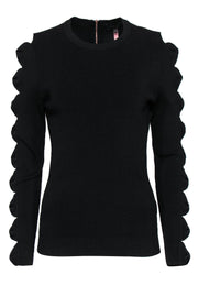 Current Boutique-Ted Baker - Black Open Bow Sleeve Top Sz 8