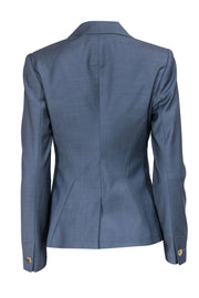 Current Boutique-Ted Baker - Light Gray Single Button Wool Blend Blazer Sz 8