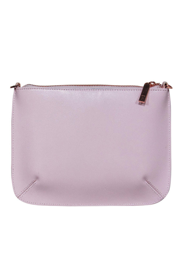 Current Boutique-Ted Baker - Pink & White Rose Print Leather Crossbody